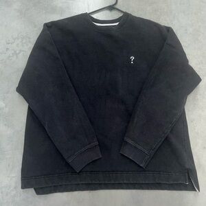 Guess Crewneck Sweater Mens Large Pre-Owned Question Mark Crewneck
